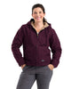 Berne Women's Sherpa-Lined Duck Hooded Jacket